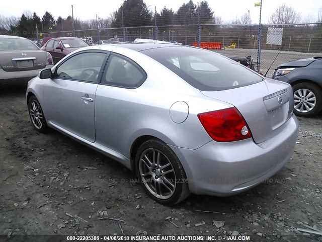 JTKDE167560132587 - 2006 TOYOTA SCION TC 银色 照片 3