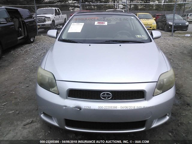 JTKDE167560132587 - 2006 TOYOTA SCION TC 银色 照片 6