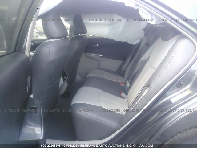 4T1BD1FK1CU001405 - 2012 TOYOTA CAMRY HYBRID/LE/XLE 灰色 照片 8
