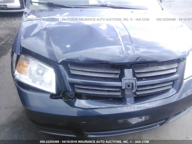 1D8HN44EX9B512661 - 2009 DODGE GRAND CARAVAN SE BLUE photo 6