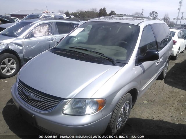 2C8GP64L43R311814 - 2003 CHRYSLER TOWN & COUNTRY LIMITED SILVER photo 2