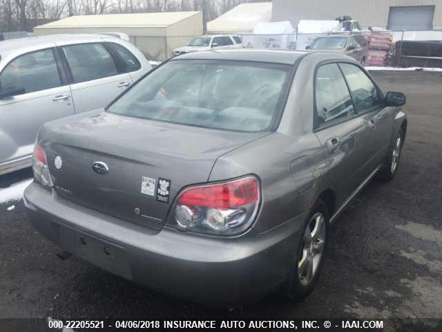 JF1GD67636G500465 - 2006 SUBARU IMPREZA 2.5I GRAY photo 4