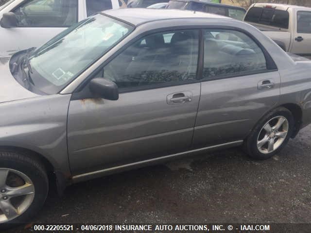 JF1GD67636G500465 - 2006 SUBARU IMPREZA 2.5I GRAY photo 6