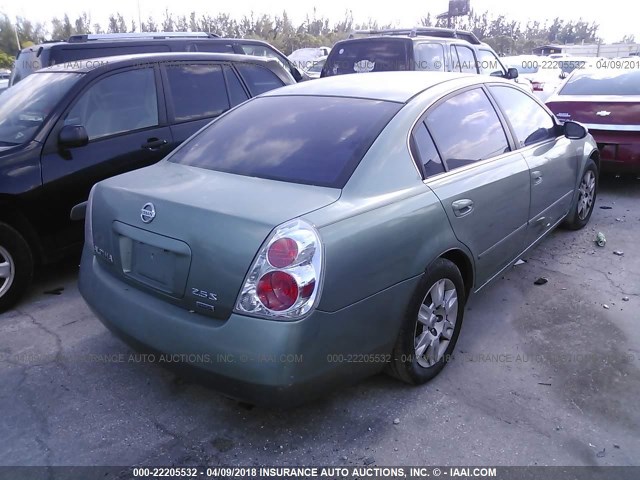 1N4AL11D56C138598 - 2006 NISSAN ALTIMA S/SL TEAL photo 4