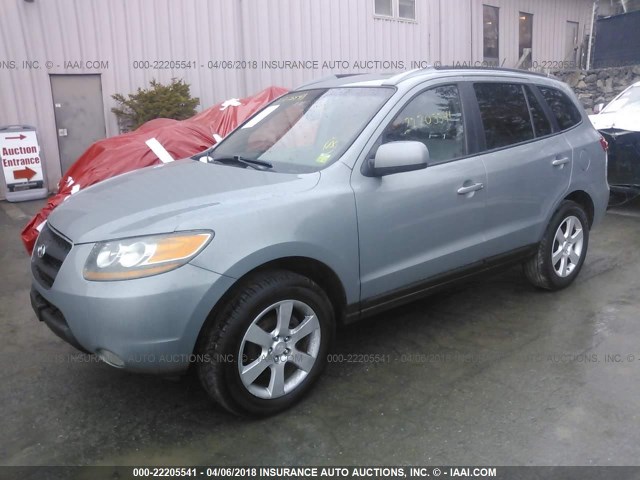 5NMSH13E58H135419 - 2008 HYUNDAI SANTA FE SE/LIMITED GRAY photo 2