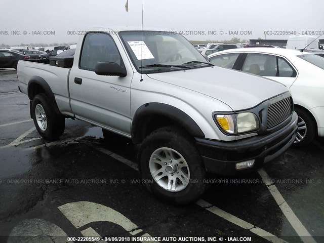 5TENM92NX1Z864482 - 2001 TOYOTA TACOMA PRERUNNER SILVER photo 1