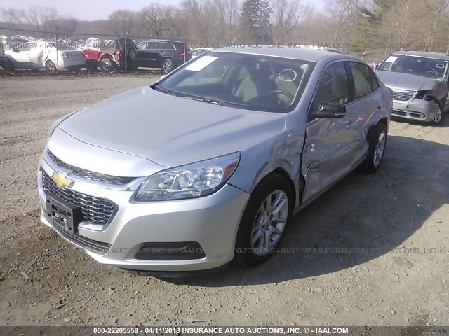 1G11C5SL6FF153481 - 2015 CHEVROLET MALIBU 1LT 银色 照片 2