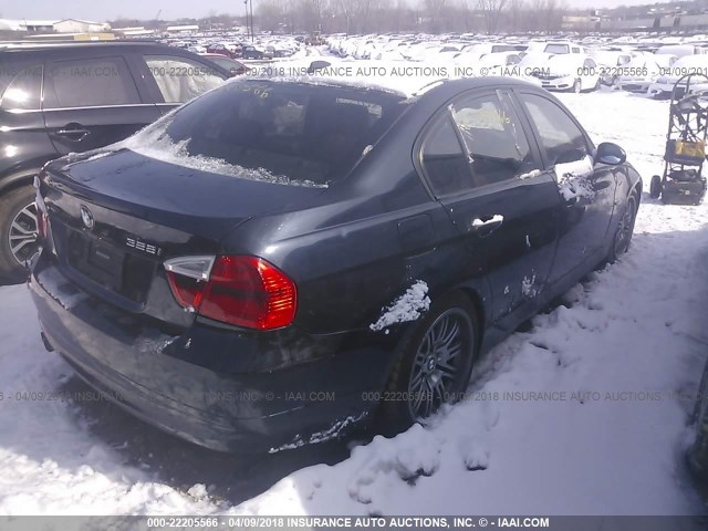 WBAVA375X7NL16473 - 2007 BMW 328 I BLACK photo 4