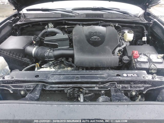 5TFCZ5AN0HX094846 - 2017 TOYOTA TACOMA DBL CAB/SR/TRDSPT/OR/PRO შავი ფოტო 10