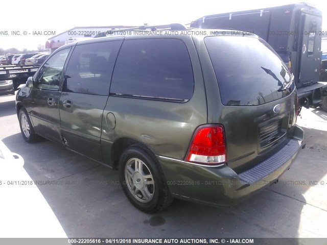 2FMZA52226BA47436 - 2006 FORD FREESTAR SEL GREEN photo 3