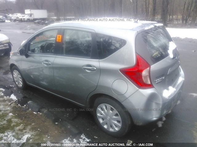 3N1CE2CP5FL404848 - 2015 NISSAN VERSA NOTE S/S PLUS/SV/SL/SR GRAY photo 3