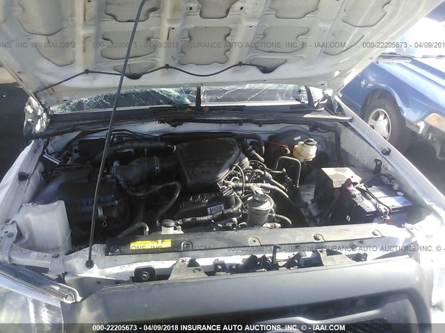 5TFTX4CN9FX052735 - 2015 TOYOTA TACOMA ACCESS CAB Weiß Foto 10