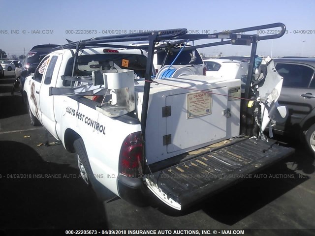 5TFTX4CN9FX052735 - 2015 TOYOTA TACOMA ACCESS CAB Weiß Foto 3