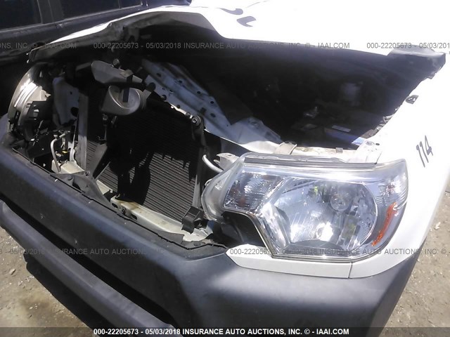 5TFTX4CN9FX052735 - 2015 TOYOTA TACOMA ACCESS CAB Weiß Foto 6