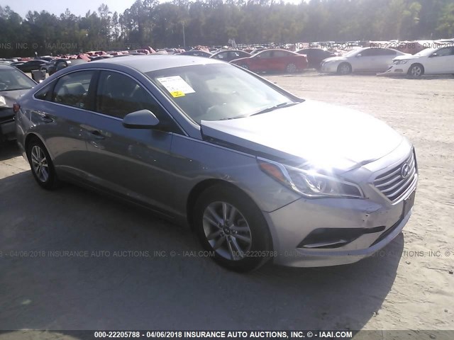 5NPE24AF1HH548341 - 2017 HYUNDAI SONATA SE SILVER photo 1