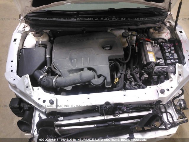 1G1ZC5E0XCF290388 - 2012 CHEVROLET MALIBU 1LT 白色 照片 10