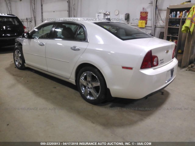1G1ZC5E0XCF290388 - 2012 CHEVROLET MALIBU 1LT 白色 照片 3