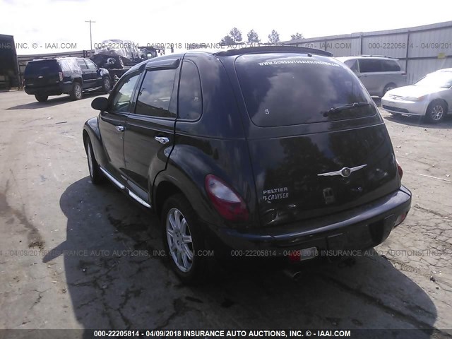 3A4GY5F99AT162766 - 2010 CHRYSLER PT CRUISER BLACK photo 3