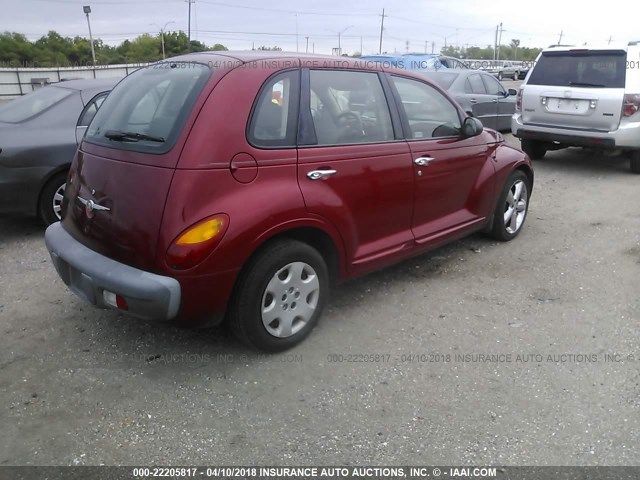 3C4FY48B72T348769 - 2002 CHRYSLER PT CRUISER CLASSIC RED photo 4