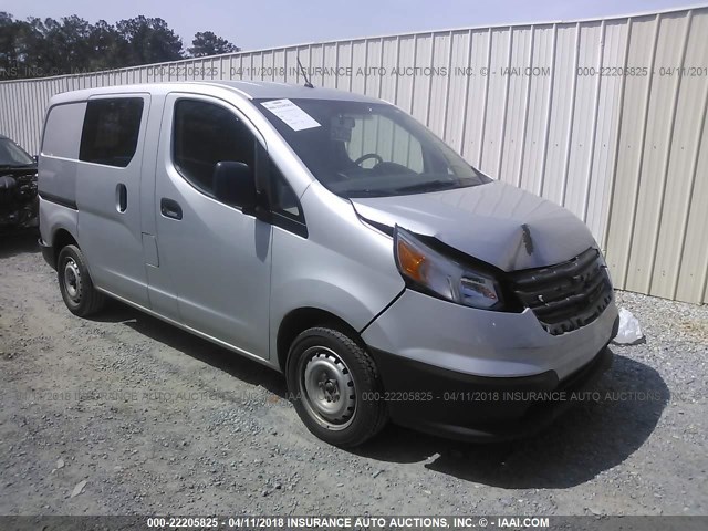3N63M0YN7FK734666 - 2015 CHEVROLET CITY EXPRESS LS GRAY photo 1