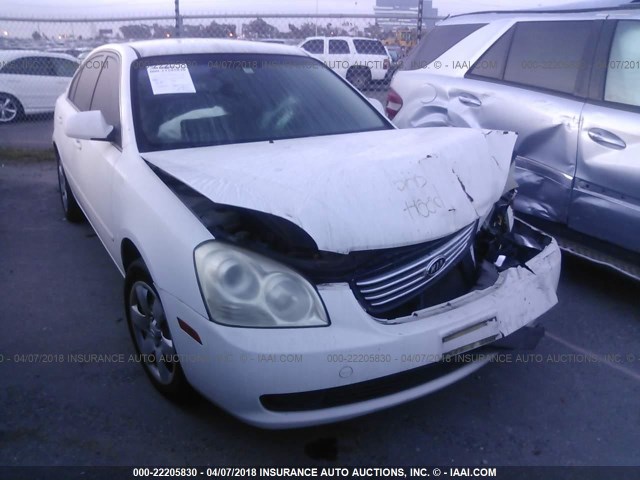 KNAGE123175124690 - 2007 KIA OPTIMA LX/EX WHITE photo 1