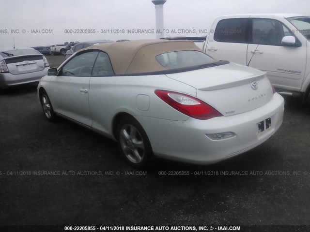 4T1FA38P98U155916 - 2008 TOYOTA CAMRY SOLARA SE/SLE/SPORT WHITE photo 3