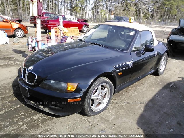 4USCH9337XLF79252 - 1999 BMW Z3 2.3 BLACK photo 2