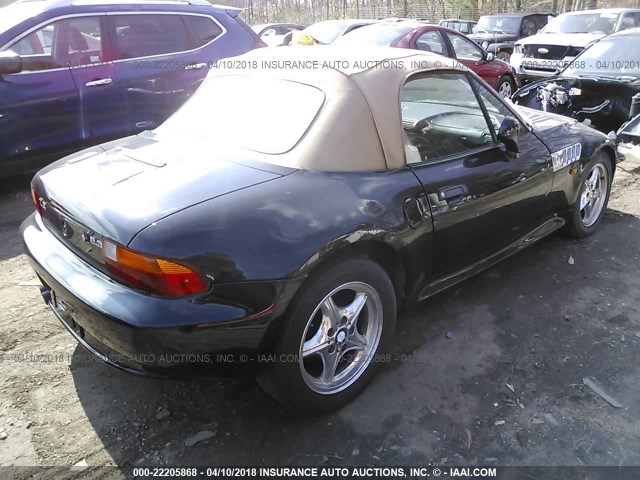 4USCH9337XLF79252 - 1999 BMW Z3 2.3 BLACK photo 4