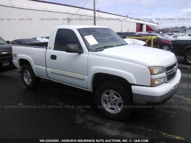 3GCEK14T57G210562 - 2007 CHEVROLET SILVERADO K1500 CLASSIC WHITE photo 1