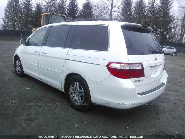 5FNRL38736B459888 - 2006 HONDA ODYSSEY EXL თეთრი ფოტო 3
