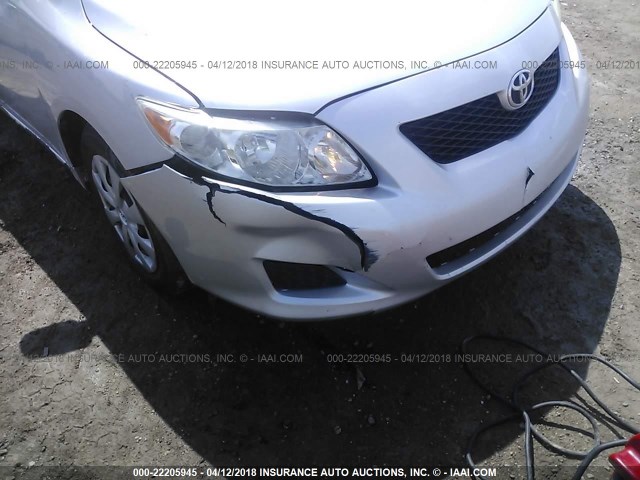 JTDBL40E89J025108 - 2009 TOYOTA COROLLA LE/XLE SILVER photo 6