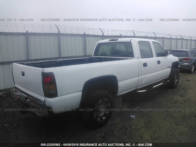 1GCHC23U41F121679 - 2001 CHEVROLET SILVERADO C2500 HEAVY DUTY WHITE photo 4