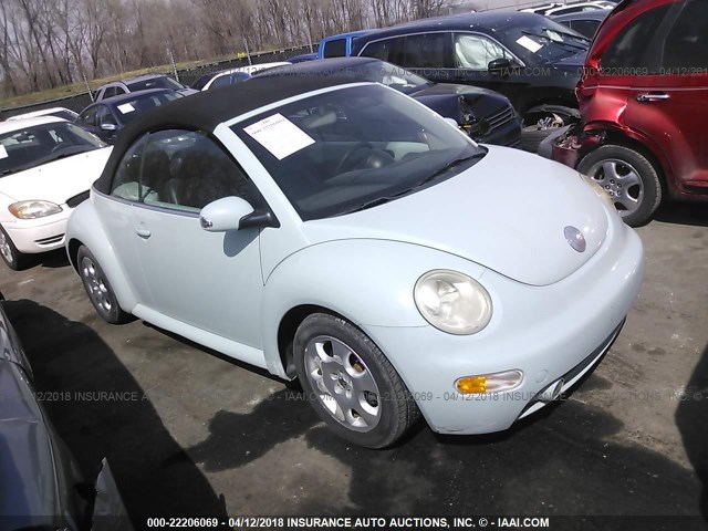 3VWCK21Y83M314842 - 2003 VOLKSWAGEN NEW BEETLE GLS 蓝色 照片 1