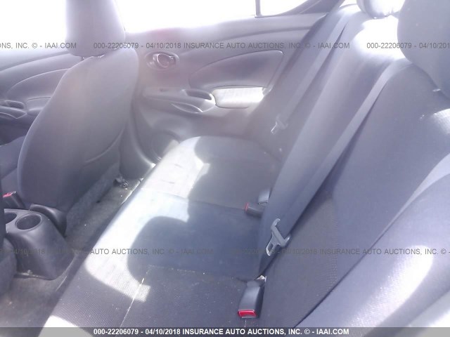 3N1CN7AP9CL836290 - 2012 NISSAN VERSA S/SV/SL GRAY photo 8