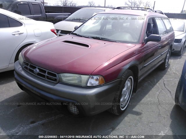 4S3BG6850W7644167 - 1998 SUBARU LEGACY 30TH ANN OUTBACK/LTD/SPT MAROON photo 2