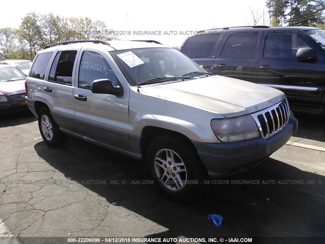 1J4GX48S83C523755 - 2003 JEEP GRAND CHEROKEE LAREDO SILVER photo 1