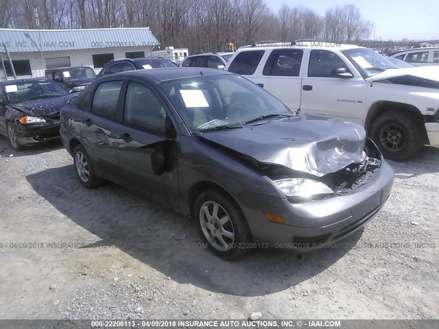 1FAFP34N17W147518 - 2007 FORD FOCUS ZX4/S/SE/SES GRAY photo 1