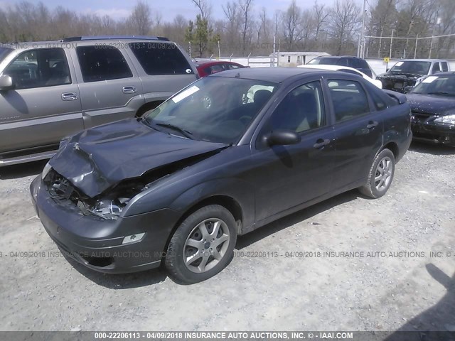 1FAFP34N17W147518 - 2007 FORD FOCUS ZX4/S/SE/SES GRAY photo 2