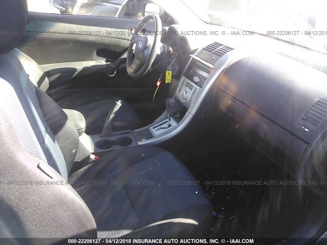 JTKDE167350028033 - 2005 TOYOTA SCION TC 黑色 照片 5