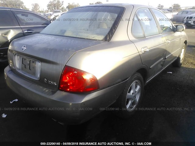 3N1AB51A74L738618 - 2004 NISSAN SENTRA 2.5S Champagne photo 4