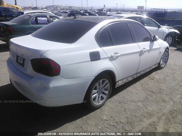 WBAVC93517KX56635 - 2007 BMW 328 XI WHITE photo 4