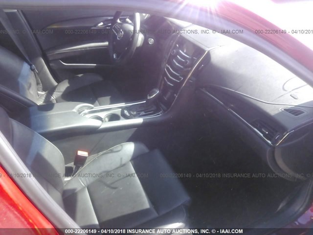 1G6AA5RXXD0166095 - 2013 CADILLAC ATS MAROON photo 5