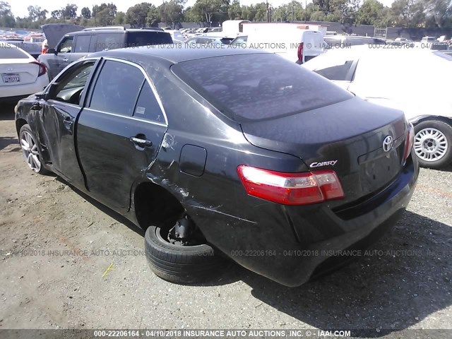 4T4BE46K49R060364 - 2009 TOYOTA CAMRY SE/LE/XLE BLACK photo 3