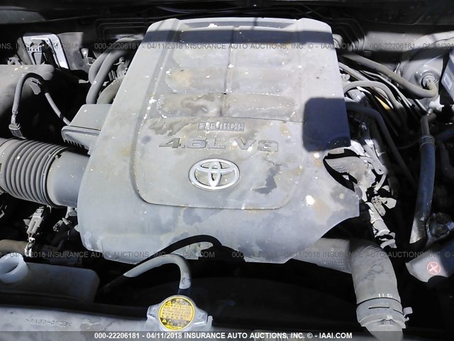 5TFRM5F11DX060200 - 2013 TOYOTA TUNDRA DOUBLE CAB SR5 BLACK photo 10