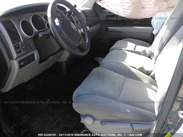 5TFRM5F11DX060200 - 2013 TOYOTA TUNDRA DOUBLE CAB SR5 BLACK photo 5