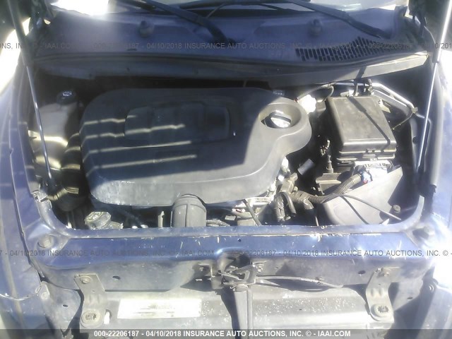 3GNBAADB4AS526317 - 2010 CHEVROLET HHR LS BLUE photo 10