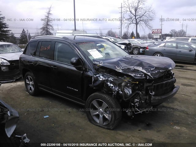 1C4NJDEB5GD708297 - 2016 JEEP COMPASS LATITUDE 黑色 照片 1