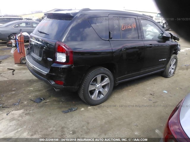 1C4NJDEB5GD708297 - 2016 JEEP COMPASS LATITUDE 黑色 照片 4