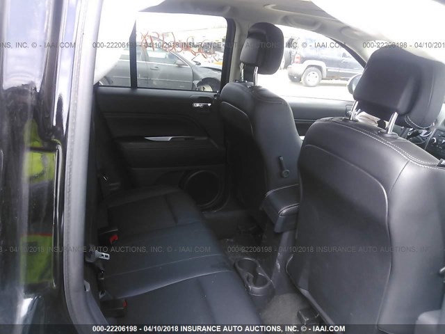 1C4NJDEB5GD708297 - 2016 JEEP COMPASS LATITUDE 黑色 照片 8