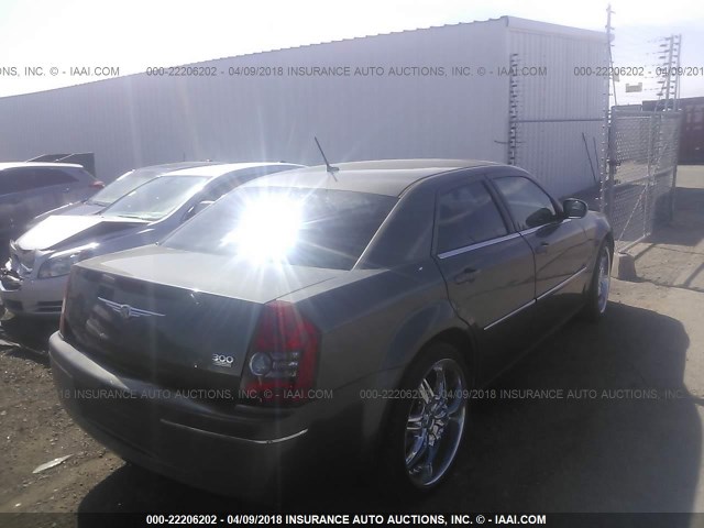 2C3KA53G18H322797 - 2008 CHRYSLER 300 TOURING GRAY photo 4